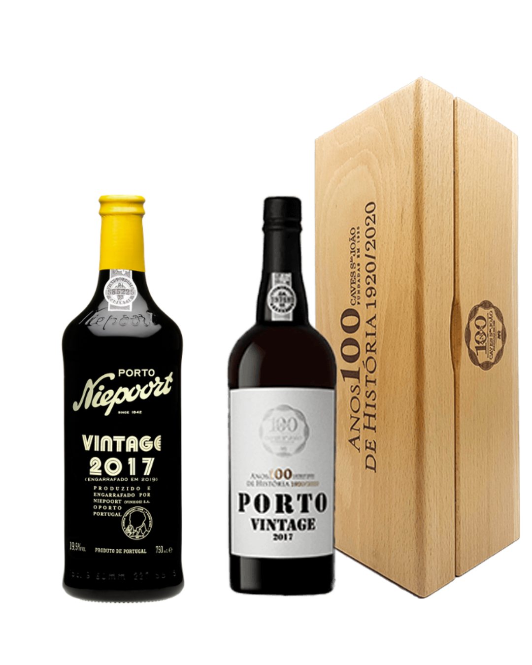 Pack vinho do Porto vintage 2017